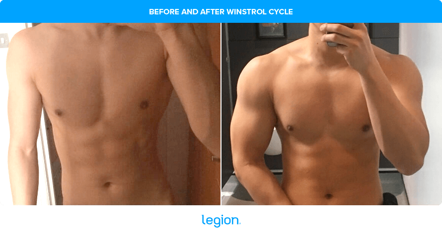 Before and After Winstrol Cycle