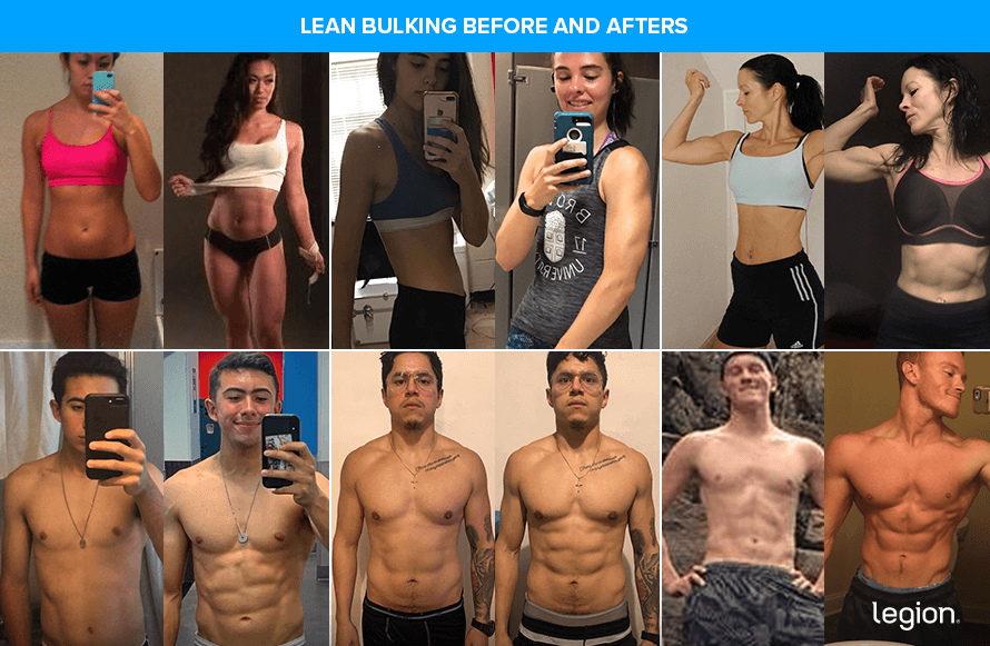 Lean Bulking Before and Afters V2