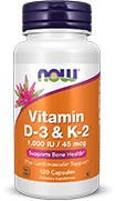 NOW Foods Vitamin D-3 & K-2