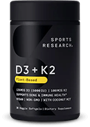 Sports Research Vitamin D3 + K2