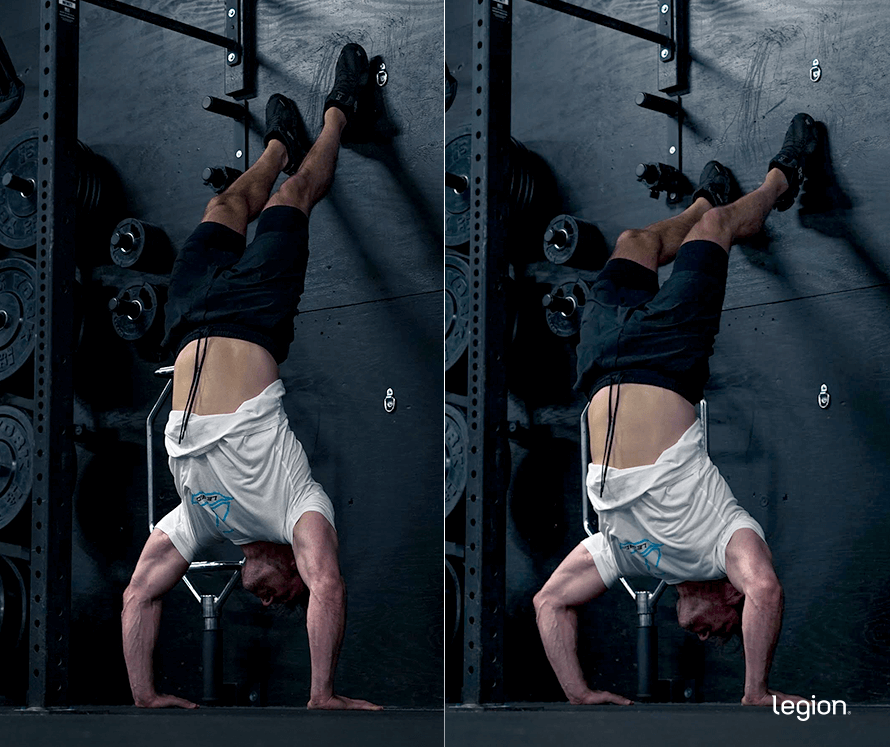 Handstand Push-up before after