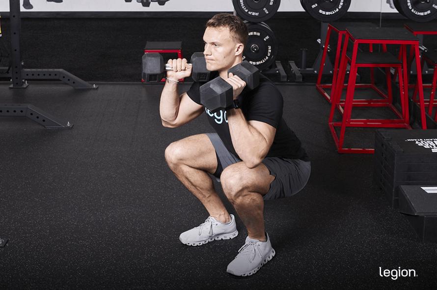 How to Do Dumbbell Front Squats for Leg Mass Strength Legion