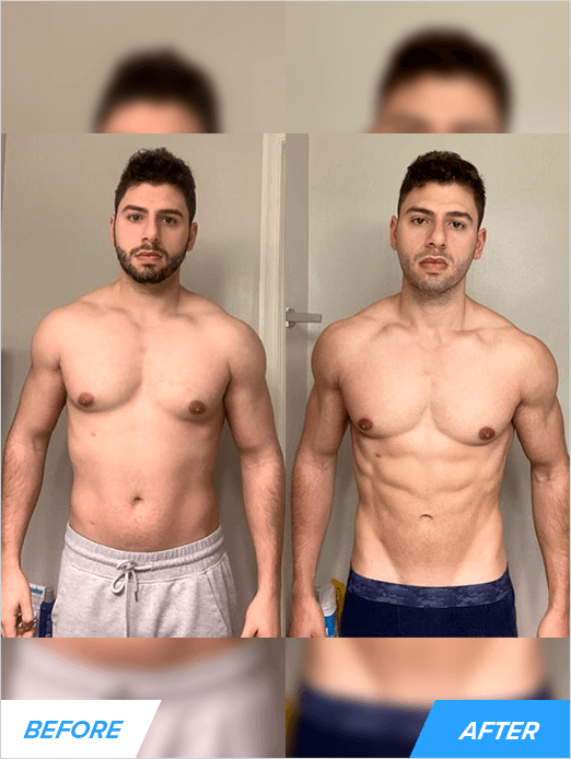 Matt H before and after