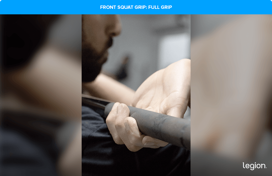 Front Squat Grip: Full Grip