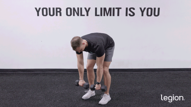 Dumbbell Face Pull GIF