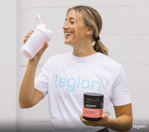 Athlete comparing creatine vs pre workout supplements before training.