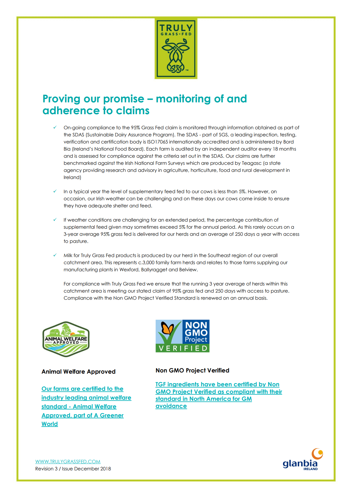 Whey+ Lab Test Certificate Page 2