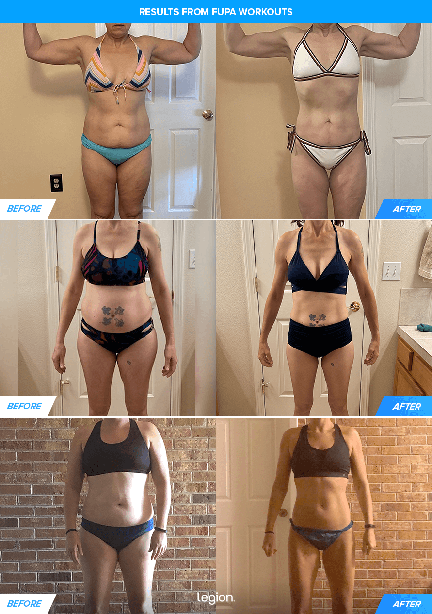 FUPA Workout Results