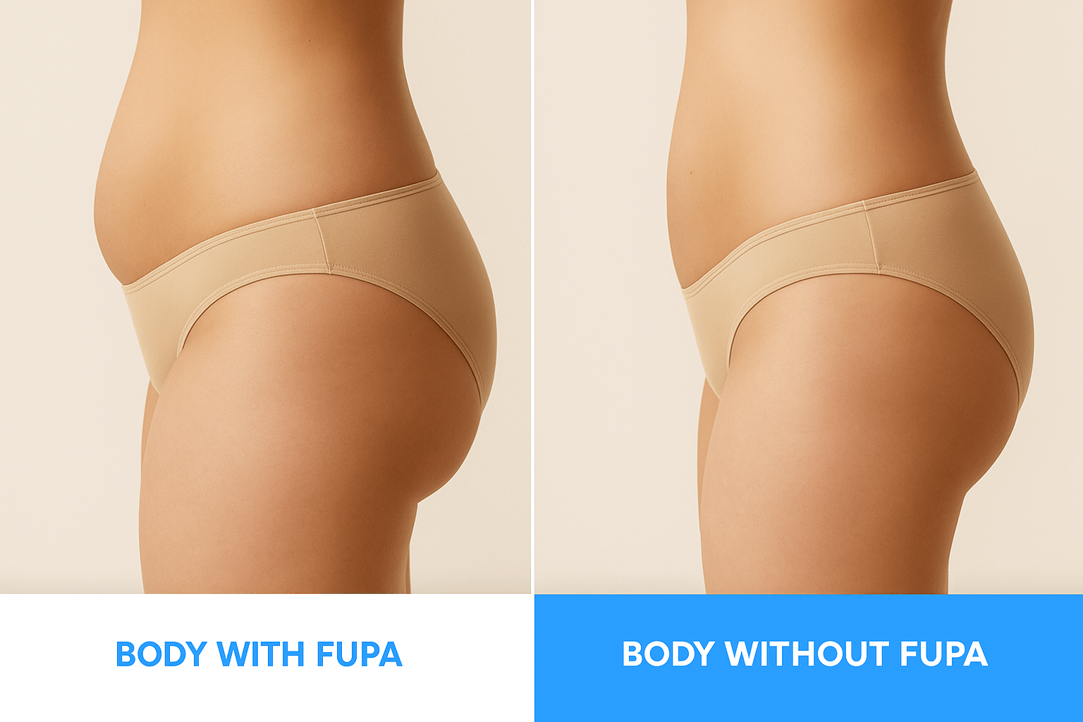 FUPA Comparison: Body with FUPA vs. Body without FUPA