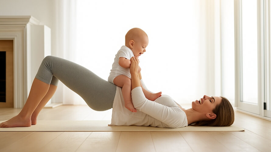 Women who understands the pros and cons of drinking pre-workout for breastfeeding moms.