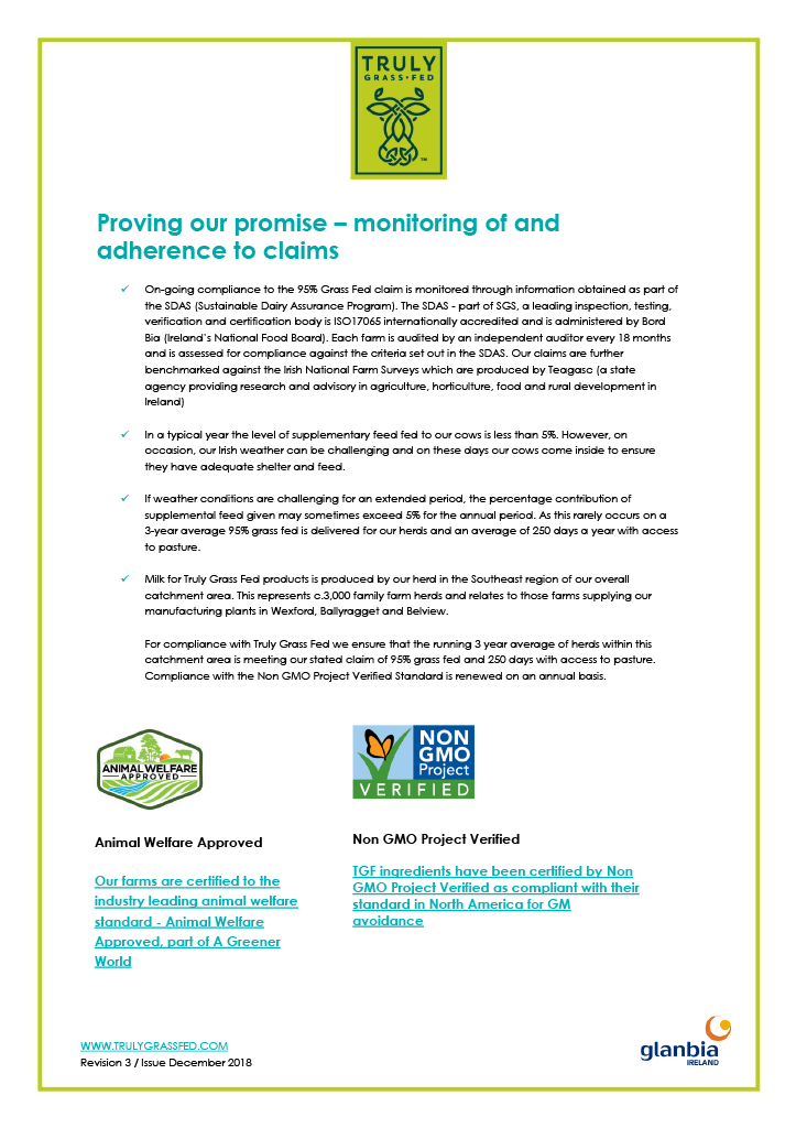 Casein Lab Test Certificate Page 2