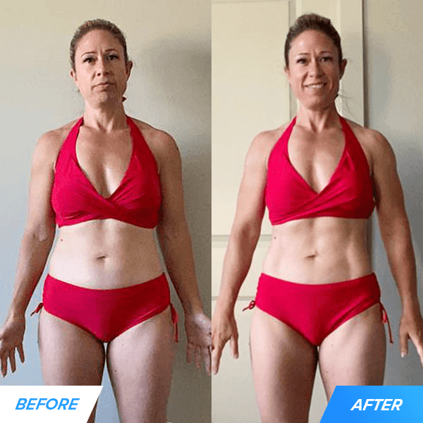 Denise before and after