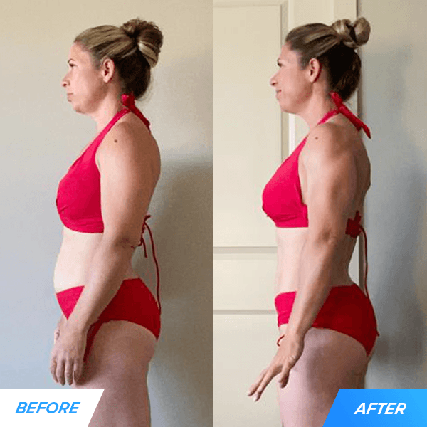 Denise before and after