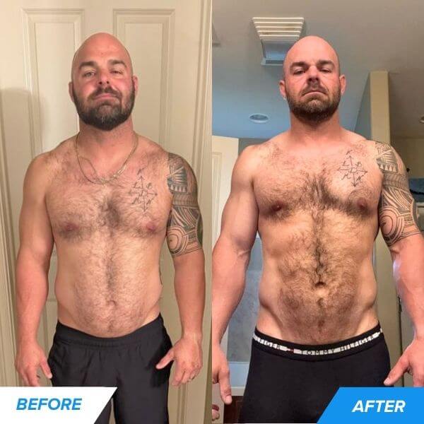 Nicholas before and after