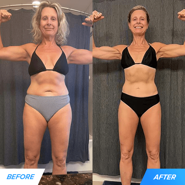 Andrea before and after
