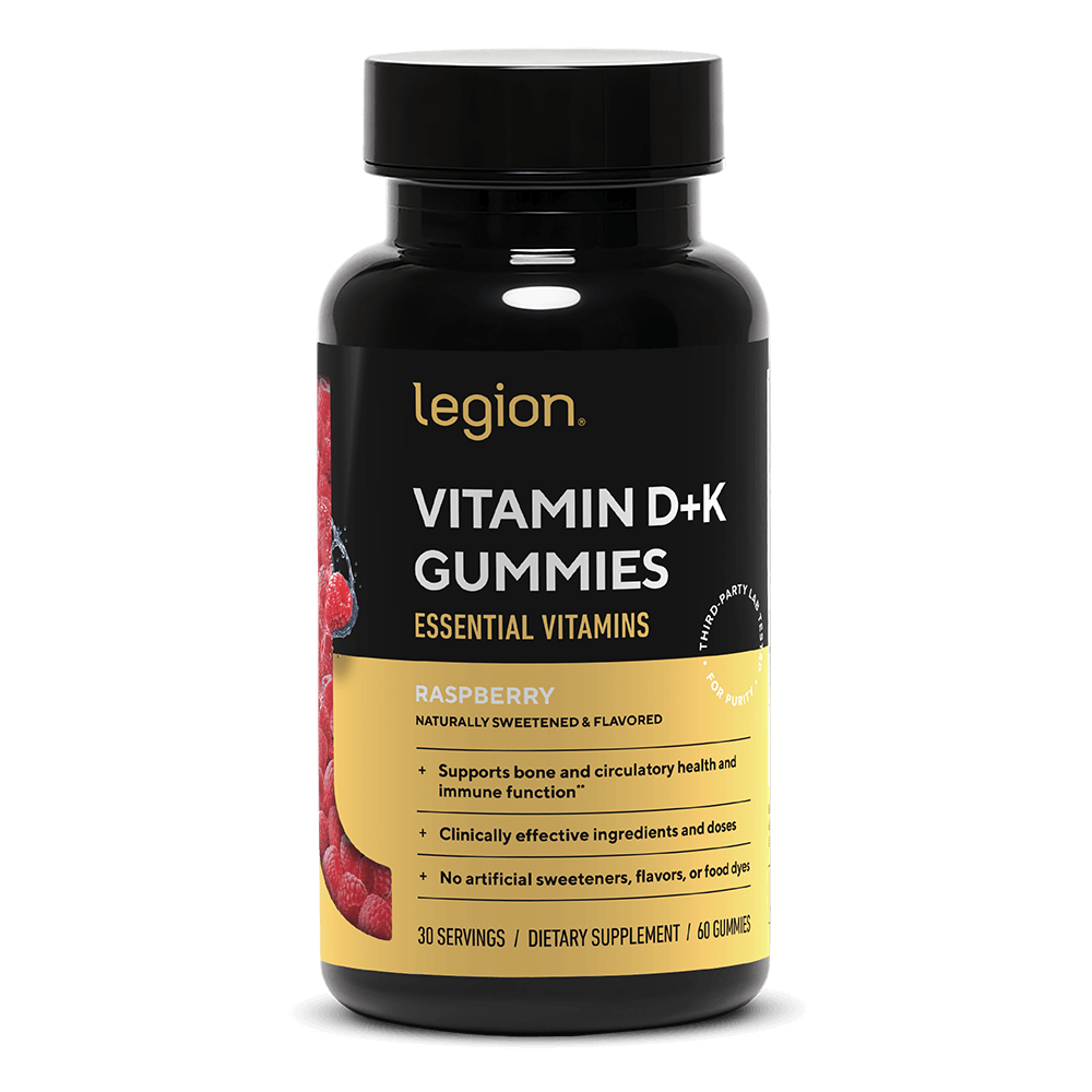Legion Vitamin D+K Gummies packaging