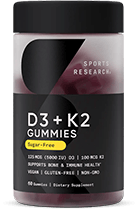 Sports Research D3 + K2 Gummies